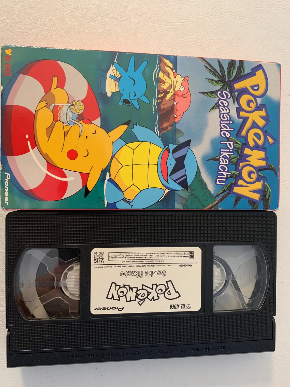 Vintage 1990s Pokemon VHS Cassette Tapes Pikachu Squirtle Etsy