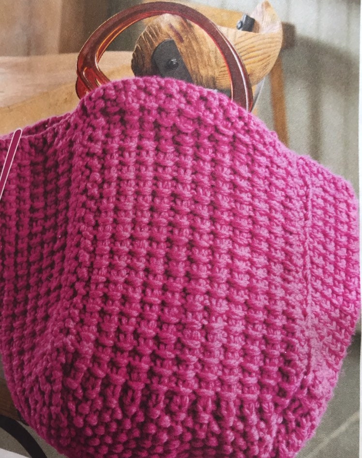 Easy Knit Chunky Bag Knitting Pattern Etsy UK