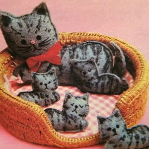 Cat Family Sewing Pattern