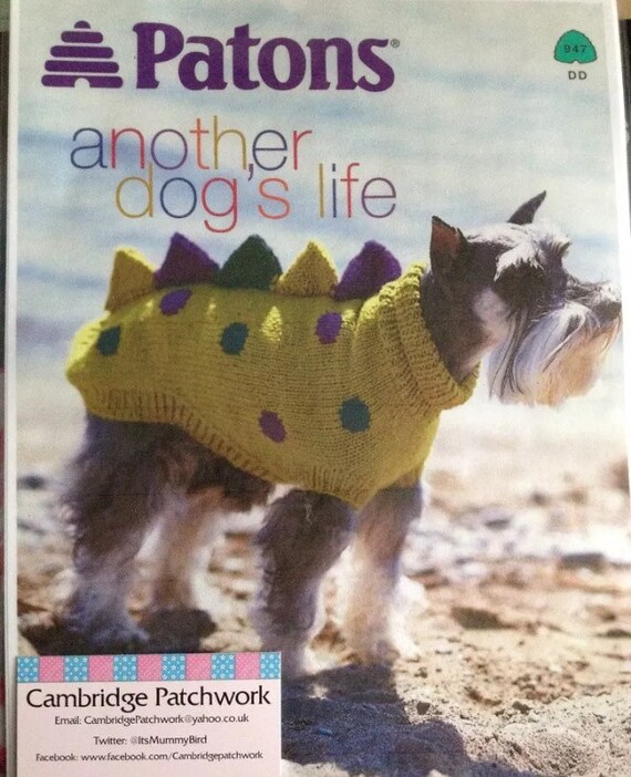 knitted dog coat pattern uk