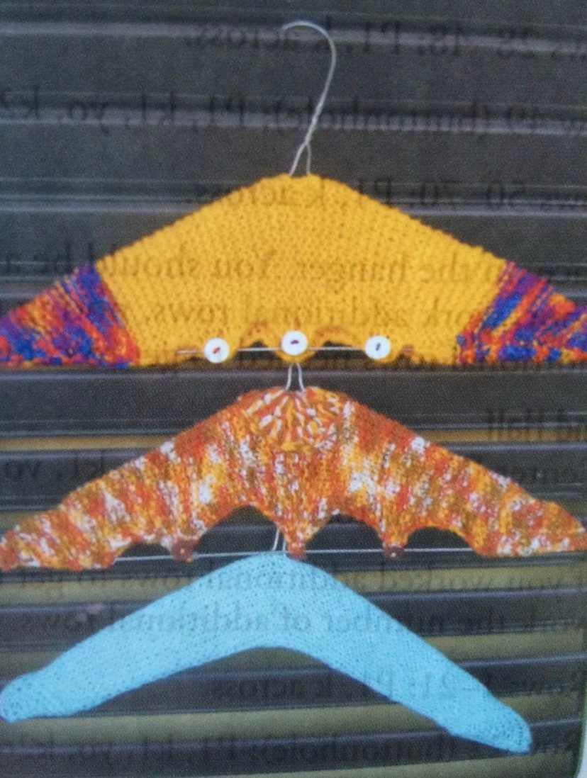 knitted coat hanger cover patterns