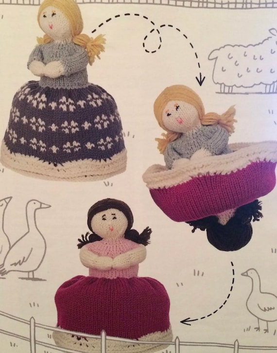 Topsy Turvy Doll Knitting Pattern Etsy