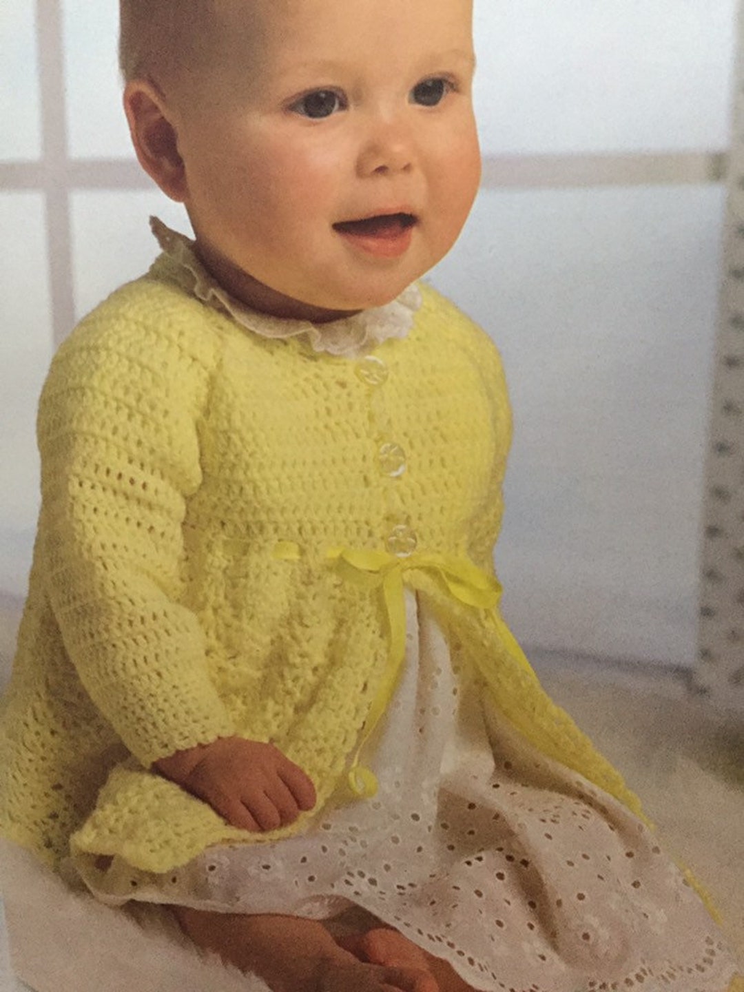 Matinee Jacket Crochet Pattern Etsy