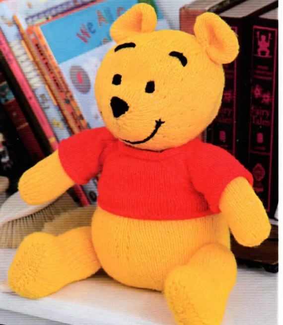 Winnie the Pooh Toy Knitting Pattern Etsy