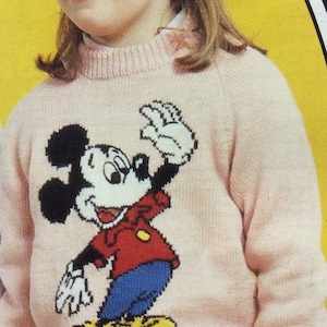 Disney Sudadera con capucha de Mickey Mouse para mujer, diseño clásico de  ganchillo