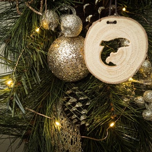 Fish Ornament, Handmade Wooden Ornament, Rustic Cabin Decor, Fish Keepsake, Pacific Northwest, Gift for Fisherman, Recycled Christmas Tree