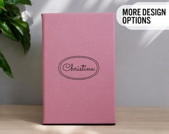 Diario grabado rosa para niñas, ideal como regalo de cumpleaños o para expresar agradecimiento.