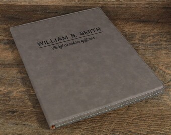 leather portfolio etsy