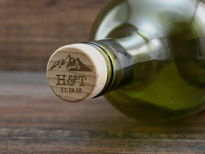 Personalized Wine Stoppers Bulk Wine Stopper Wedding Favors Etsy