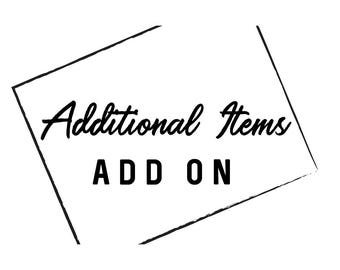 Custom Add On Listing for Tiffany B