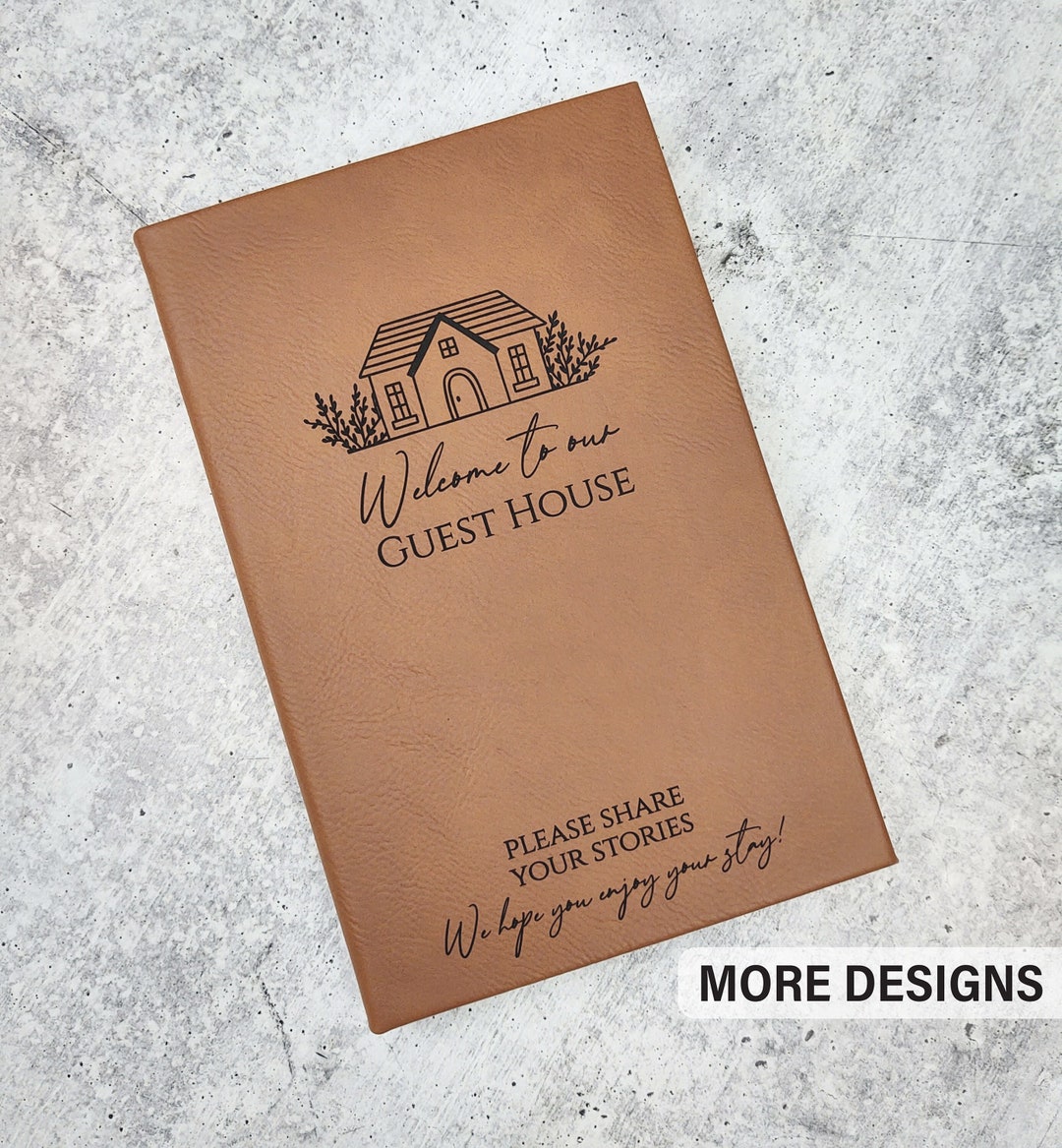 Personalized Book for Guest House, Personalized Visitors Log for