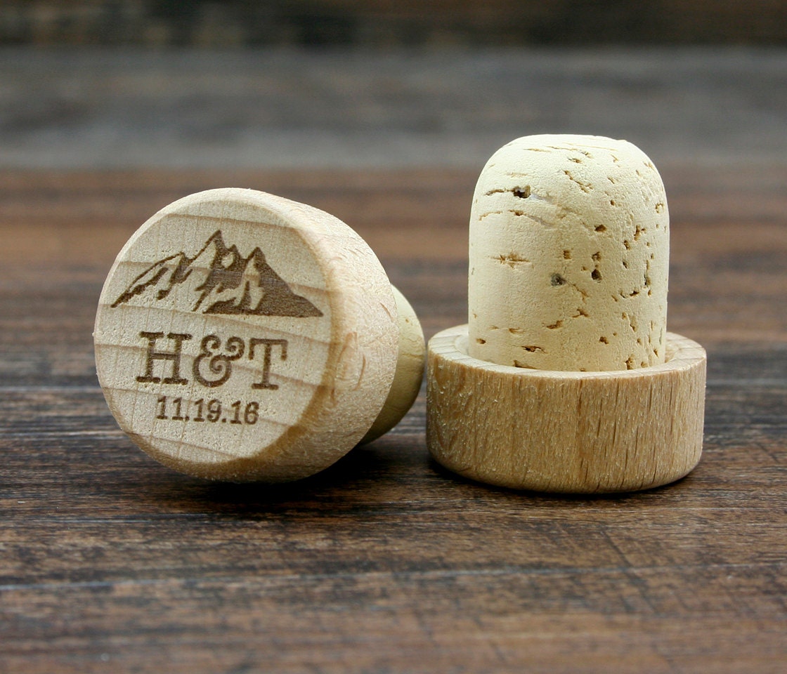 Personalized Wine Stoppers Bulk Wine Stopper Wedding Favors Etsy