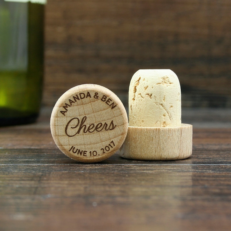 Personalized Wine Stoppers Bulk Cheers Wine Stopper Wedding Etsy