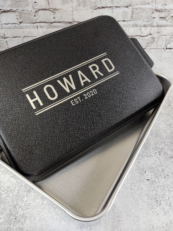 Personalized 13x9 Aluminum Cake Pan With Lid, Engraved Metal Cake