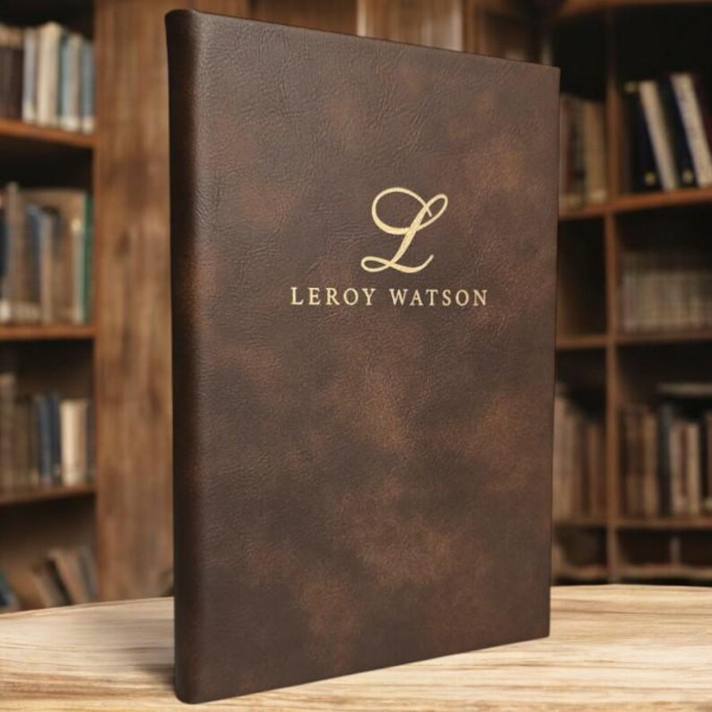 Personalized Journal for Men, Monogramed Lined Journal, Personalized ...
