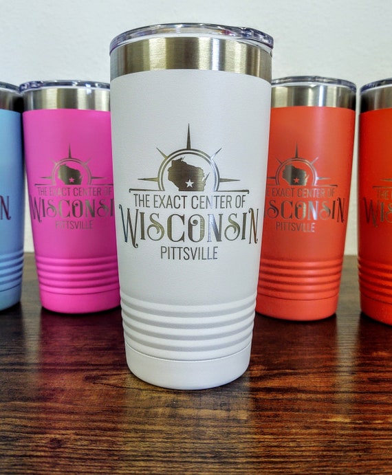 Custom Printed 20 oz. Stainless Steel Tumblers | Clear Lid | Double Wall  Insulation