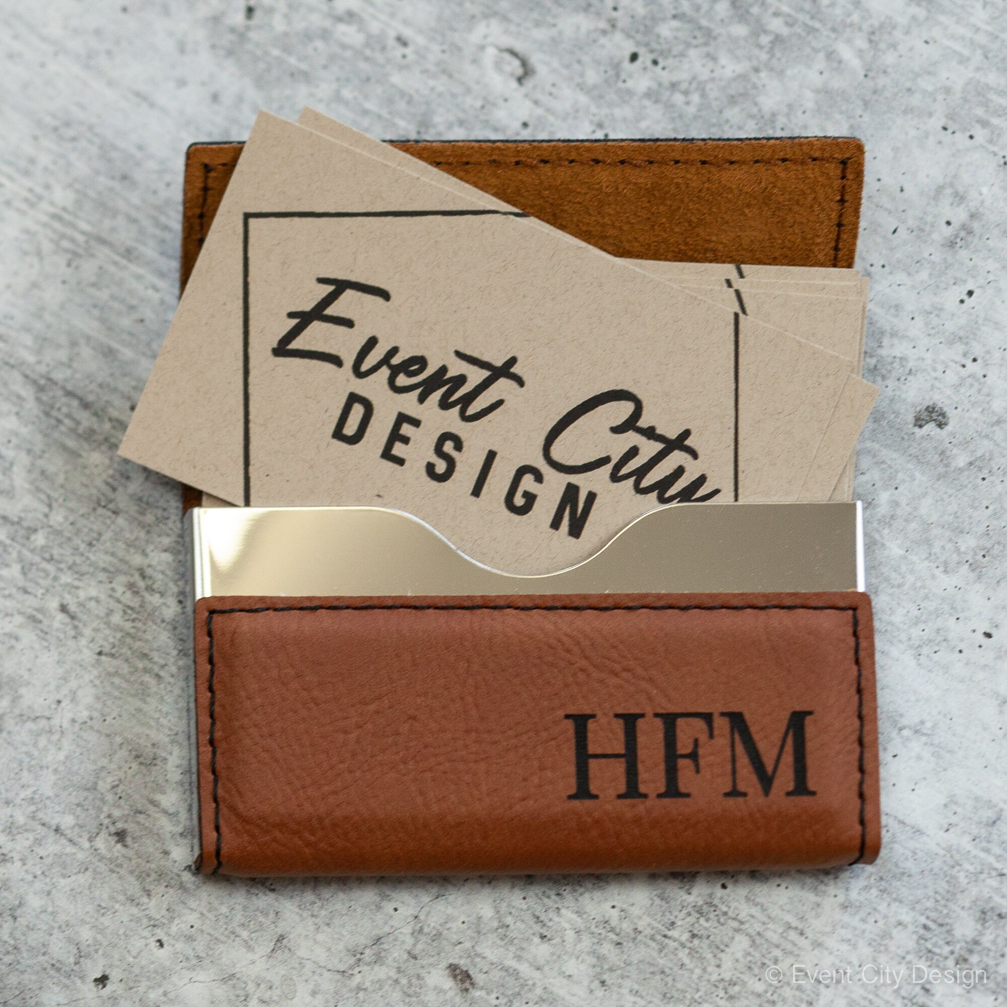 Personalized Business Card Holder Monogrammed Business Card Etsy Canada