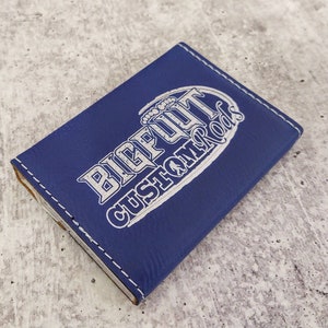 Porte-cartes de visite en cuir, Porte-cartes de visite personnalisé, Porte-cartes de visite à monogramme, Porte-cartes de visite personnalisé, Cadeau d'entreprise image 6