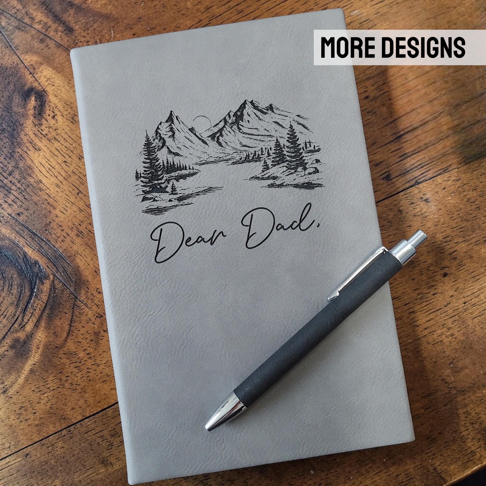 Dear Dad Journal, Custom Dear Loved One Journal, Personalized Journal for Loss, Grief Journal ...