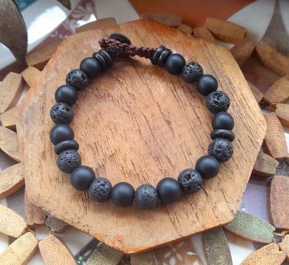 Bracciale Pietra Onice Nero Turchese E Argento 925| Duccio - Foto 3