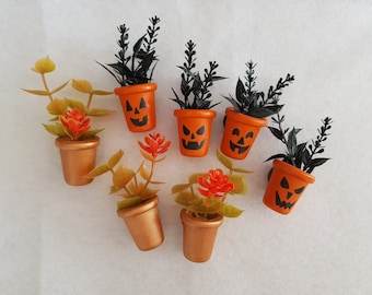 Fall/Halloween Flowerpot Magnets