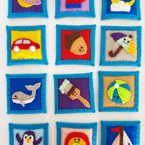 Pattern - Matching / Memory Game - DIY Felt - Etsy