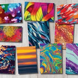 Reading Color Number Abstract Abstract Color by Number for Adults - 10 Printable Designs - Etsy