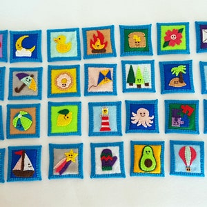 Pattern - Matching / Memory Game - DIY Felt - Etsy