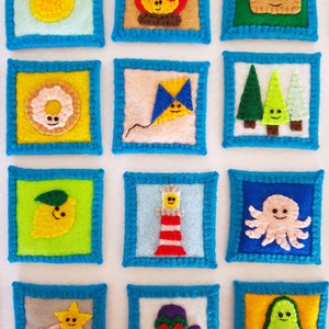 Pattern - Matching / Memory Game - DIY Felt - Etsy