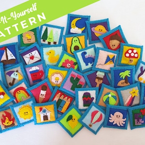 Pattern - Matching / Memory Game - DIY Felt
