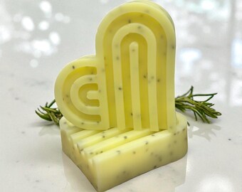 Handmade Lemon & Poppy Seed Soap Bar: Natural Artisan Skincare