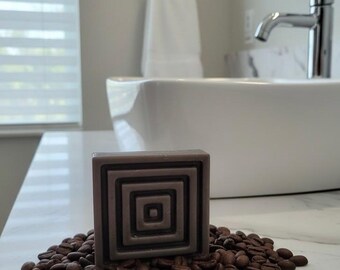 Handmade Coffee Soap Bar, Natural Moisturizing Skincare