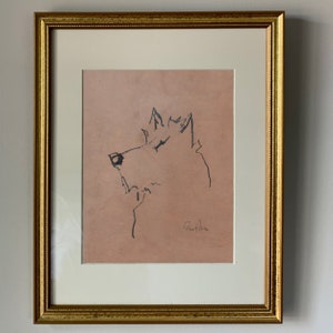 DOG SKETCH 2 art print