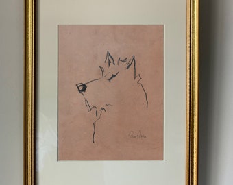 DOG SKETCH 2 art print