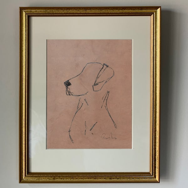 DOG SKETCH 3 art print