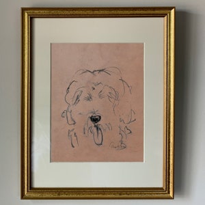 DOG SKETCH 5 art print, wall art, home decor, dog sketch art