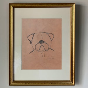 DOG SKETCH 12 art print image 1