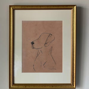 DOG SKETCH 3 art print, wall art, home decor, dog sketch art