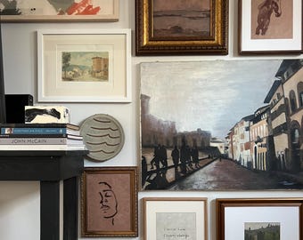 SILHOUETTE 5 art print, wall art, home decor, figure art, woman portrait, sketch