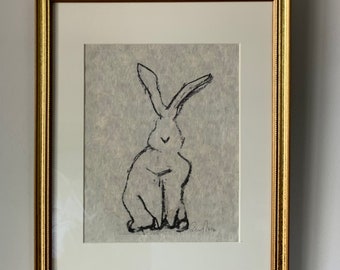 BUNNY SKETCH 1 art print