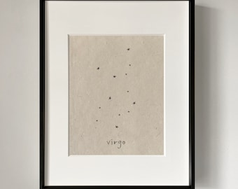 VIRGO CONSTELLATION art print