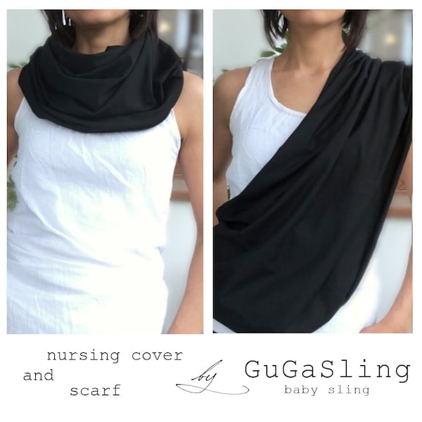 Infinity foulard Multi use wrap Foulard de soins infirmiers Couverture de soins infirmiers Couverture d’allaitement Couverture d’allaitement Allaitement Shawl Moderne tenue de maman envelopper