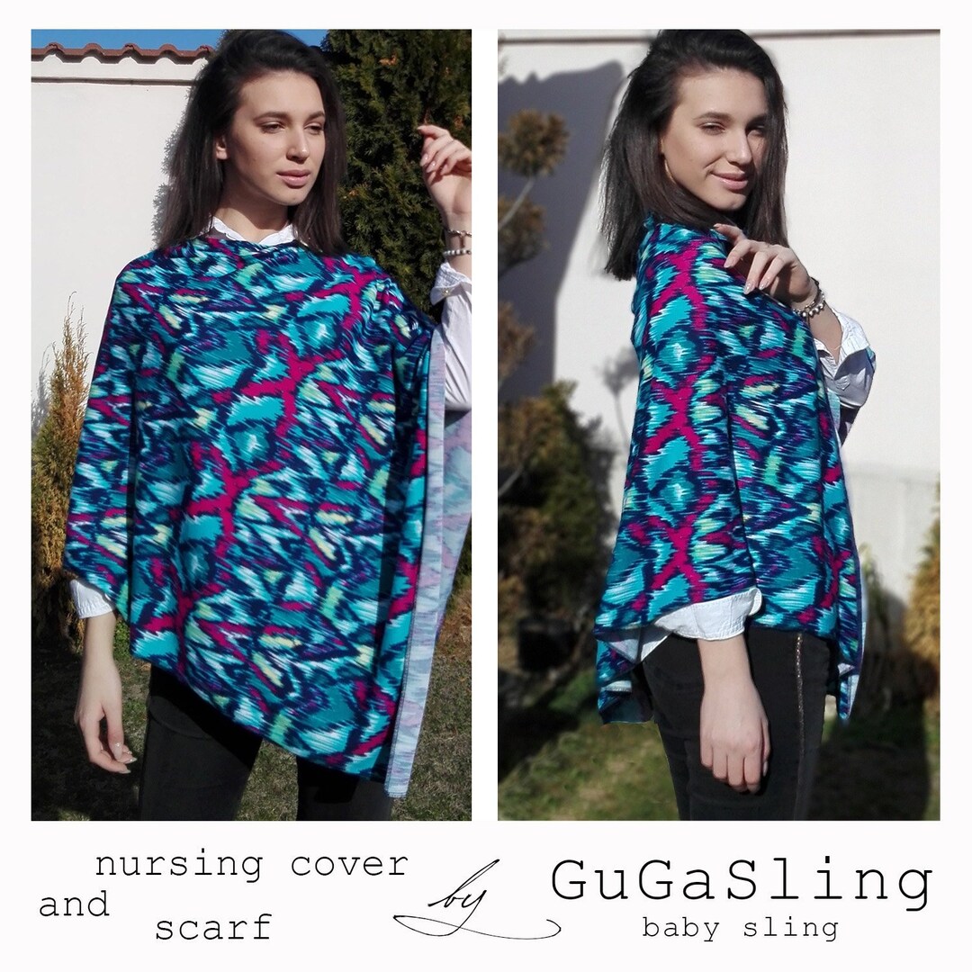 Nursing Cover Poncho, Nursing Poncho, Nursing Cover, Nursing Scarf