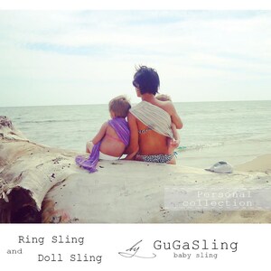 Portabebés GuGaSling, portabebés, portabebés para niñas y niños, regalo para hermana mayor, regalo para hermano mayor, regalo para el pequeño, portabebés para jugar.