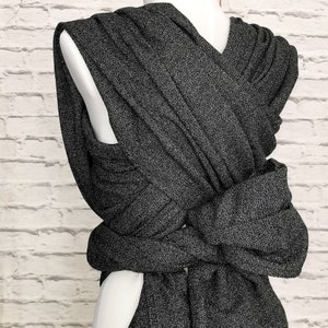 Manta tejida GuGaSling, mezcla de lana y algodón, manta para bebé, regalo para baby shower, regalo para nueva mamá