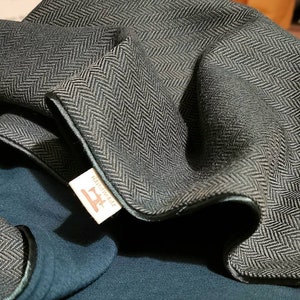 GuGaSling Baby blanket Woven Wrap Dark green Emerald wool mezcla de algodón Baby wrap, Baby Shower Gift, Gift for new mom