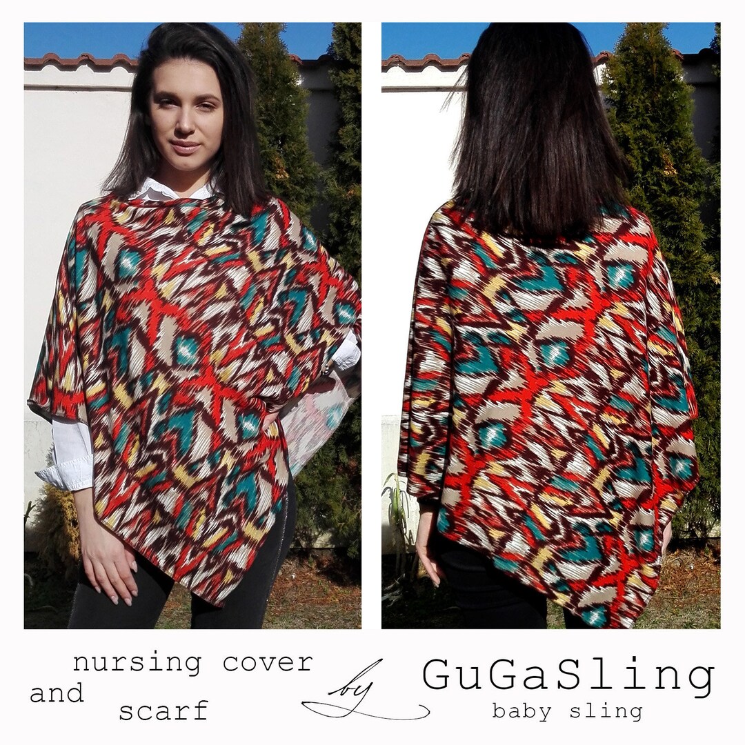 Nursing Cover Poncho Aztec Nursing Poncho Nursing Cover Etsy