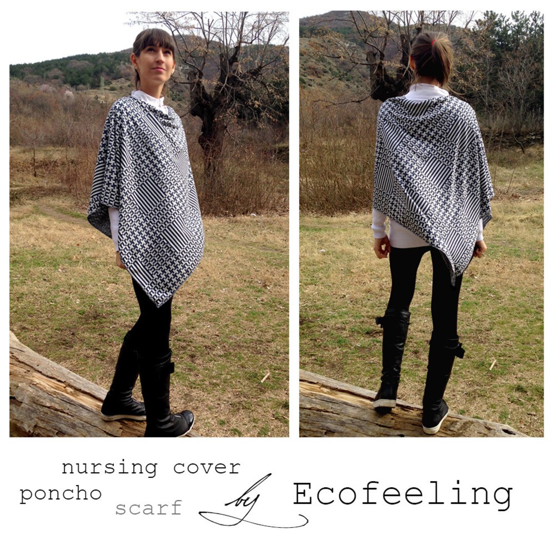Nursing Cover Poncho Nursing Poncho Nursing Cover Nursing Etsy