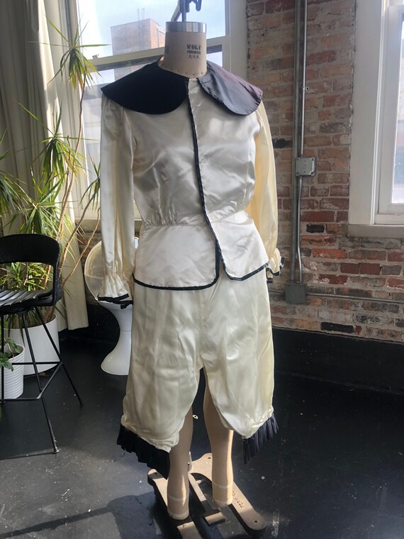 Vintage theatre Costume Harlequin Pierrot Commedia