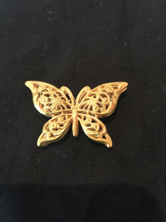 Vintage Miriam Haskell Butterfly Brooch/Pendant